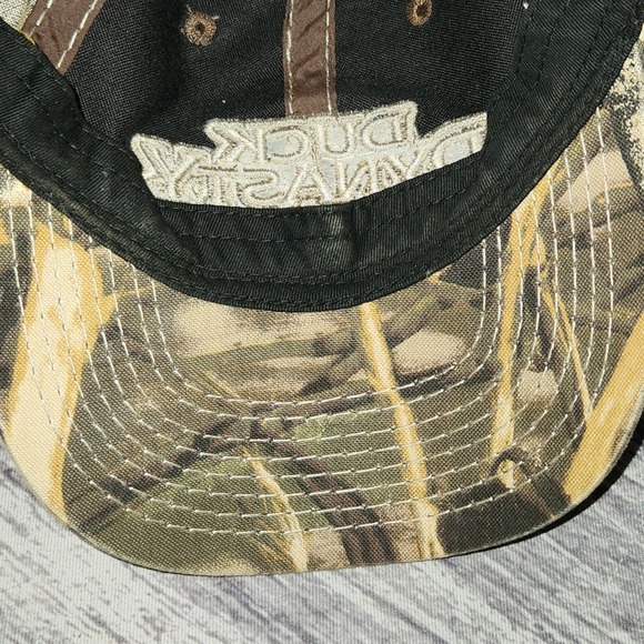 Duck Dynasty Camo Baseball Cap Brown Outdoor‎ Cap Hunting Fishing Men Adjustable - Picture 7 of 9